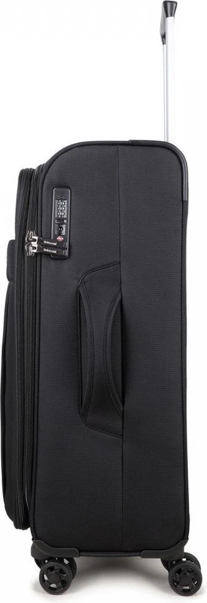 Decent D-Upright Large Koffer - 76 Cm Expandable - TSA Slot - Zwart 19 Decent D-Upright Large Koffer - 76 Cm Expandable - TSA Slot - Zwart - Afbeelding 19