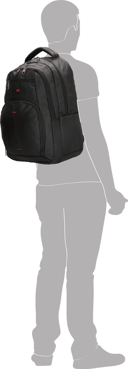 Enrico Benetti Northern 47219 Sportieve Laptoprugzak 17" - Zwart 9 Enrico Benetti Northern 47219 Sportieve Laptoprugzak 17" - Zwart - Afbeelding 9