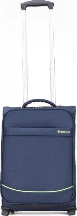 Decent Handbagage Koffer / Trolley / Reiskoffer - 50 Cm - 35 Liter - Polyester - Super-Light - Blauw -Kofferland Goedkope Winkel 431x1200