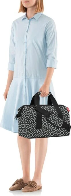 Reisenthel Allrounder M Reistas Sporttas - 18L - Signature Black Zwart -Kofferland Goedkope Winkel 435x1200 3