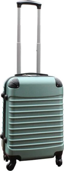Travelerz Kofferset 3 Delig Met Wielen En Cijferslot - ABS - Groen (228-) -Kofferland Goedkope Winkel 447x1200