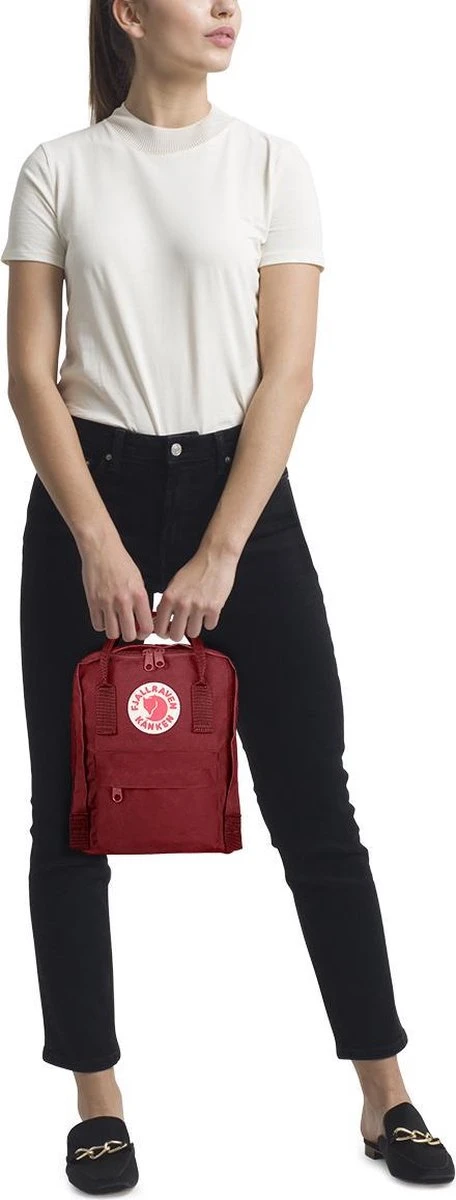 Fjallraven Fjällräven Kånken Mini Unisex Rugzak - Ox Red 12 Fjallraven Fjällräven Kånken Mini Unisex Rugzak - Ox Red - Afbeelding 12