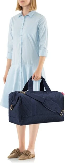 Reisenthel Allrounder L Reistas Sporttas - 30L - Rhombus Midnight Gold Blauw 15 Reisenthel Allrounder L Reistas Sporttas - 30L - Rhombus Midnight Gold Blauw -Kofferland Goedkope Winkel 476x1200 2