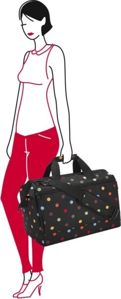 Reisenthel Allrounder L Pocket Reistas - 32L - Dots Zwart 10 Reisenthel Allrounder L Pocket Reistas - 32L - Dots Zwart -Kofferland Goedkope Winkel 484x1200 4