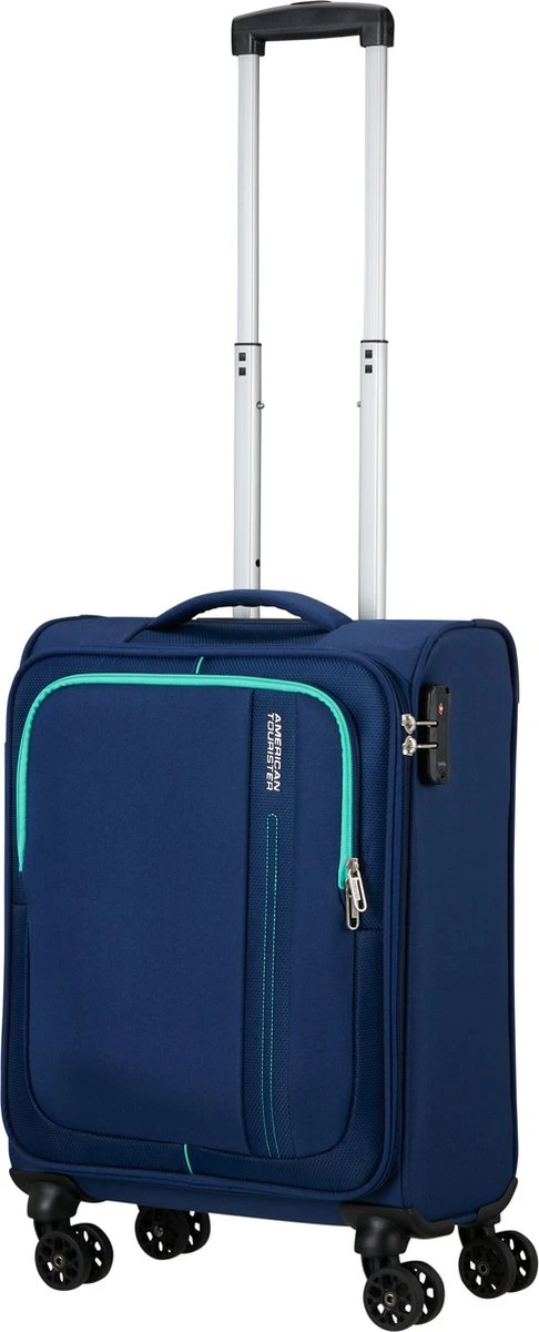 American Tourister Reiskoffer - Sea Seeker Spinner 55cm (Handbagage)- Combat Navy 12 American Tourister Reiskoffer - Sea Seeker Spinner 55cm (Handbagage)- Combat Navy - Afbeelding 12