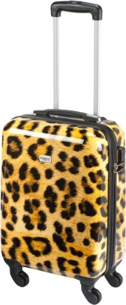 Princess Traveller Animal Print - Handbagagekoffer - Leopard - Small - 55cm 10 Princess Traveller Animal Print - Handbagagekoffer - Leopard - Small - 55cm -Kofferland Goedkope Winkel 498x1200 2