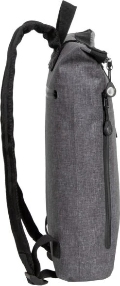 New Rebels® Vepo - Rugtas - Grijs- Waterbestendig - Roll-top - 87 - 19x20x4cm - Rugzak / Backpack -Kofferland Goedkope Winkel 502x1200 4