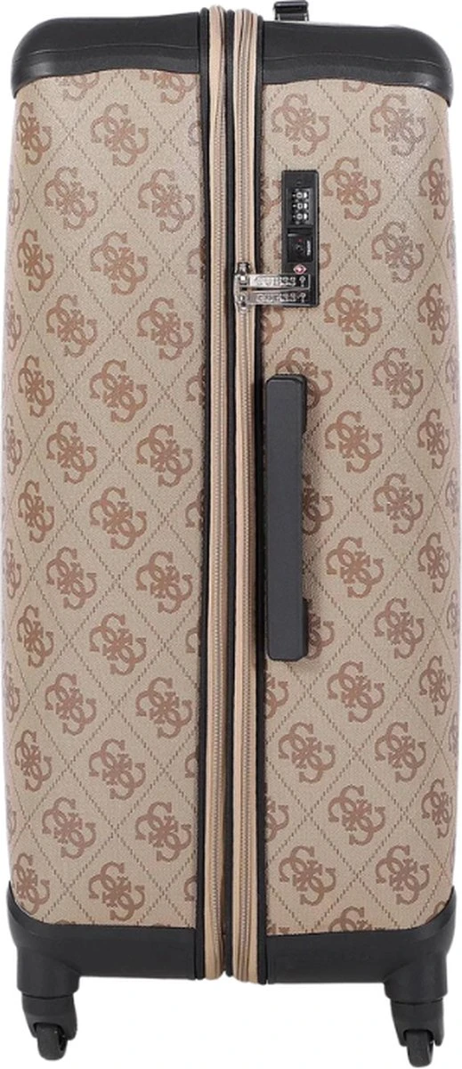 Guess Berta 28 In 4 Wheeler Dames Reiskoffer - Bruin/Beige 2 Guess Berta 28 In 4 Wheeler Dames Reiskoffer - Bruin/Beige - Afbeelding 2