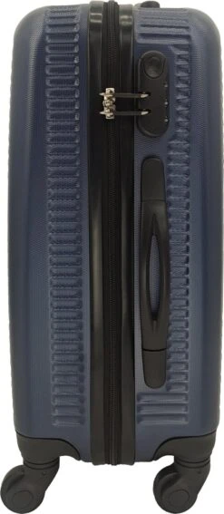 SB Travelbags Handbagage Koffer 55cm 4 Wielen Trolley - Blauw -Kofferland Goedkope Winkel 523x1200