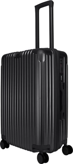 Royal Swiss - Kofferset - Cijferslot- Lichtgewicht Koffer - 4 Wielen- Zwart -Kofferland Goedkope Winkel 538x1200