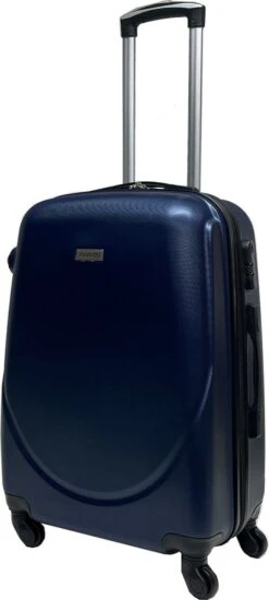 Castillo Travelerz 4 Delige ABS Kofferset - Donkerblauw -Kofferland Goedkope Winkel 539x1200