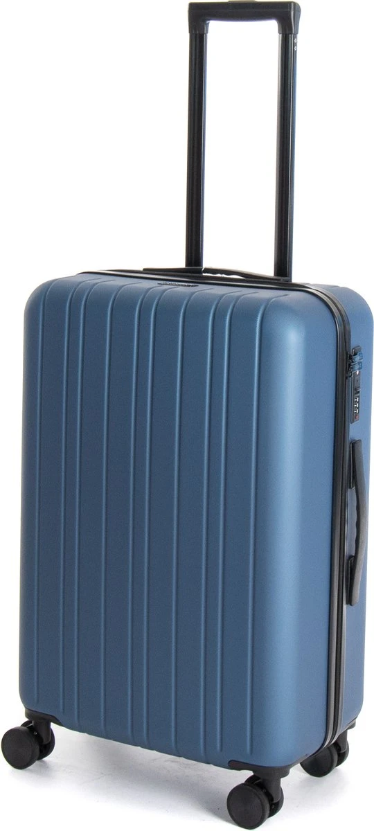 AttitudeZ Azur Reiskoffer Medium Blauw 67cm - TSA-slot 1 AttitudeZ Azur Reiskoffer Medium Blauw 67cm - TSA-slot