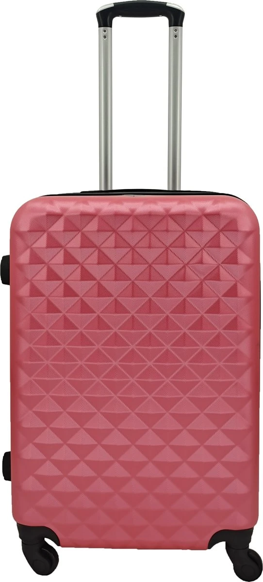 SB Travelbags Kofferset - 2 Delige 'Expandable' Koffer - Roze - 65cm/55cm 3 SB Travelbags Kofferset - 2 Delige 'Expandable' Koffer - Roze - 65cm/55cm - Afbeelding 3