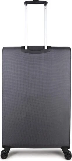 Decent D-Upright Large Koffer - 76 Cm Expandable - TSA Slot - Grijs -Kofferland Goedkope Winkel 542x1200