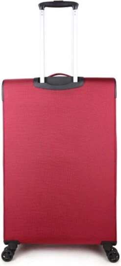 Decent D-Upright Large Koffer - 76 Cm Expandable - TSA Slot - Bordeaux Rood -Kofferland Goedkope Winkel 545x1200