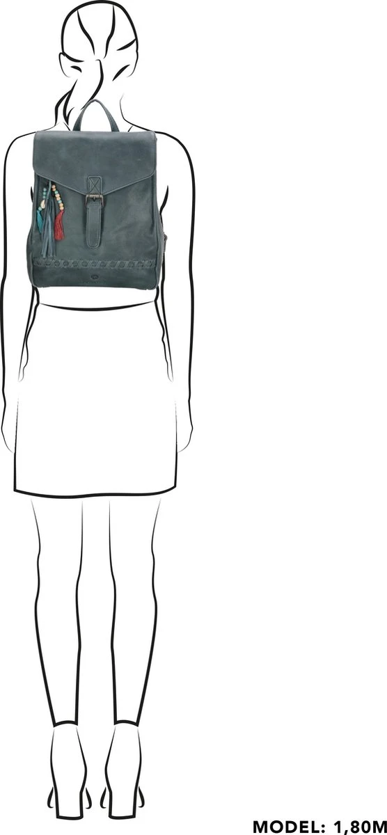 Micmacbags Friendship Rugzak - Jeansblauw 5 Micmacbags Friendship Rugzak - Jeansblauw - Afbeelding 5