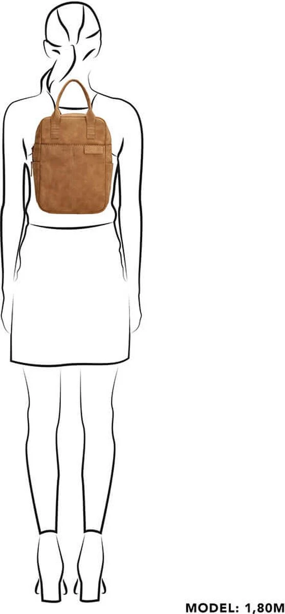 Zebra Trends Rugzak Merel Camel 6 Zebra Trends Rugzak Merel Camel - Afbeelding 6