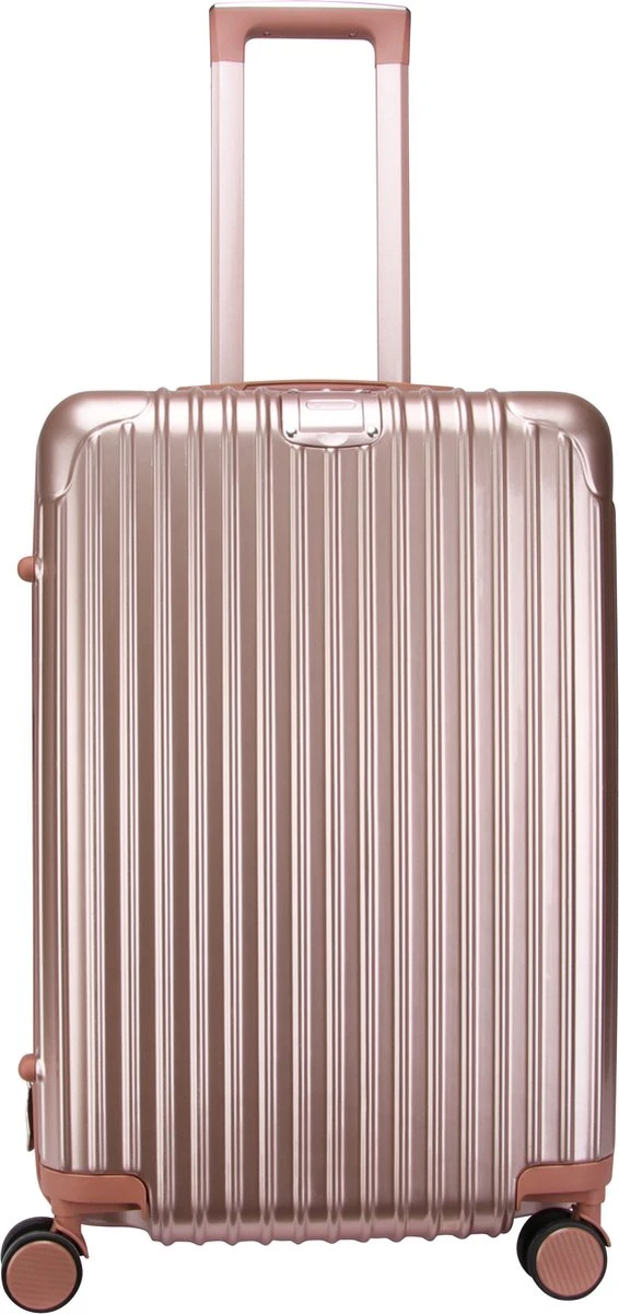 Royal Swiss - Reis Koffer - 76cm - Cijferslot- Lichtgewicht Koffer - 4 Wielen - Rose Gold 1 Royal Swiss - Reis Koffer - 76cm - Cijferslot- Lichtgewicht Koffer - 4 Wielen - Rose Gold
