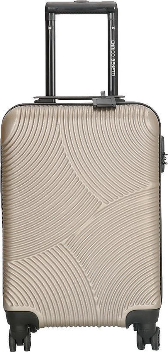 Enrico Benetti Louisville 39040 Handbagage Koffer 52 Cm - Champagne 1 Enrico Benetti Louisville 39040 Handbagage Koffer 52 Cm - Champagne