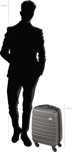 Princess Traveller Singapore Handbagage Koffer 55 Cm - Antraciet 15 Princess Traveller Singapore Handbagage Koffer 55 Cm - Antraciet -Kofferland Goedkope Winkel 574x1200