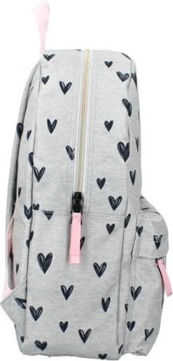 Milky Kiss Clever Girls - Rugzak - Schooltas Meisje - Grijs - Hartjes 17 Milky Kiss Clever Girls - Rugzak - Schooltas Meisje - Grijs - Hartjes -Kofferland Goedkope Winkel 576x1200 5