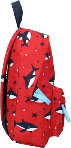 Prêt Get Excited Rugzak - Rood - Haai -Kofferland Goedkope Winkel 577x1200 4