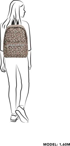 Beagles Originals Limited Edition Rugzak - 14 Inch Laptopvak - Panter/Grijs -Kofferland Goedkope Winkel 578x1200 3