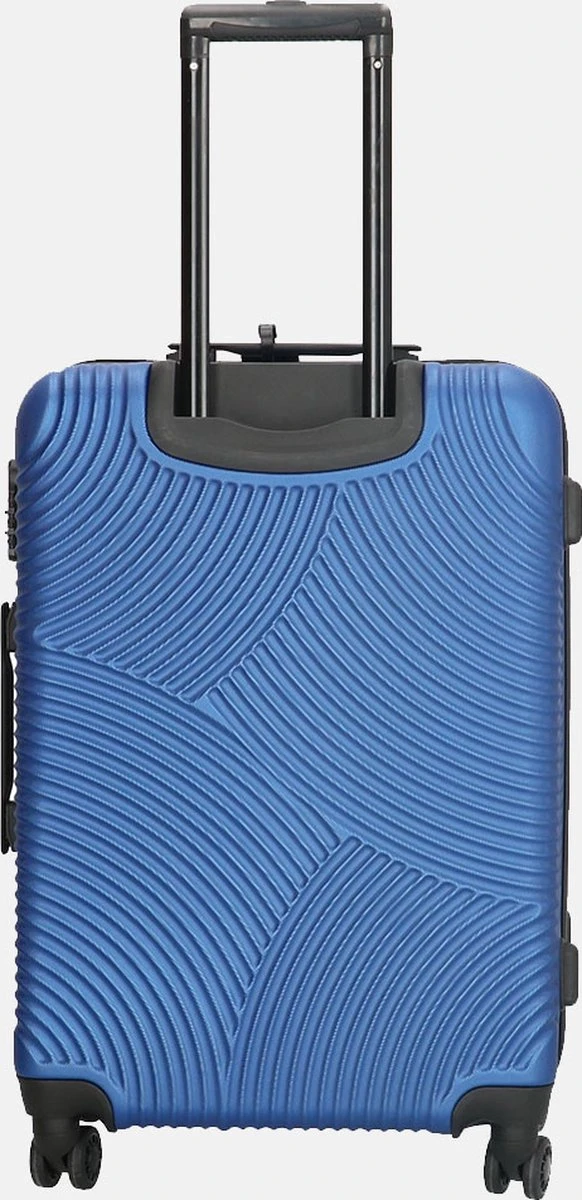 Enrico Benetti Koffer / Trolley / Reiskoffer - 65 X 41 X 25 Cm - 68 Liter - ABS - Maat M - Louisville - Blauw 2 Enrico Benetti Koffer / Trolley / Reiskoffer - 65 X 41 X 25 Cm - 68 Liter - ABS - Maat M - Louisville - Blauw - Afbeelding 2