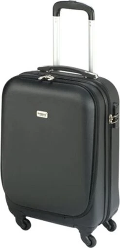 Princess Traveller Sydney - Handbagagekoffer - Laptop Vak - Zwart - S - 55cm -Kofferland Goedkope Winkel 585x1200 1