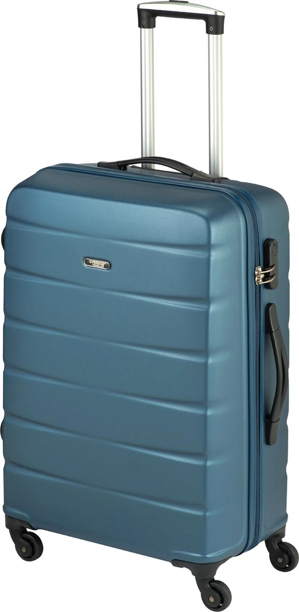Princess Traveller Grenada - Reiskoffer - Grijsblauw - M - 66cm 2 Princess Traveller Grenada - Reiskoffer - Grijsblauw - M - 66cm - Afbeelding 2