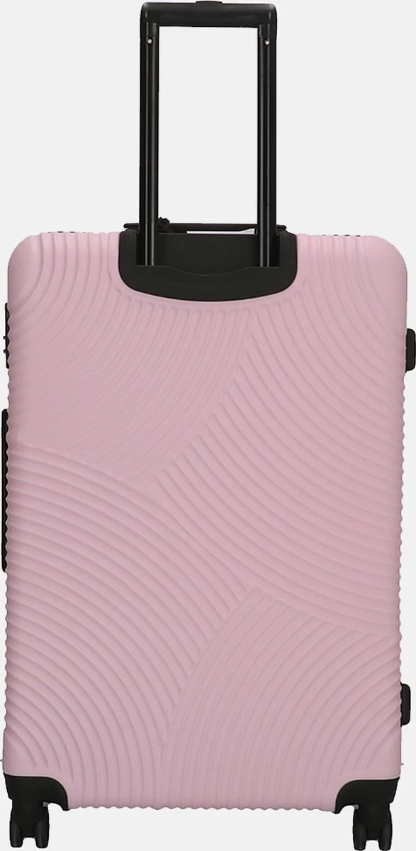 Enrico Benetti Koffer / Trolley / Reiskoffer - 75 X 46 X 25 Cm - 93 Liter - ABS - Maat L - Louisville - Roze 7 Enrico Benetti Koffer / Trolley / Reiskoffer - 75 X 46 X 25 Cm - 93 Liter - ABS - Maat L - Louisville - Roze - Afbeelding 7