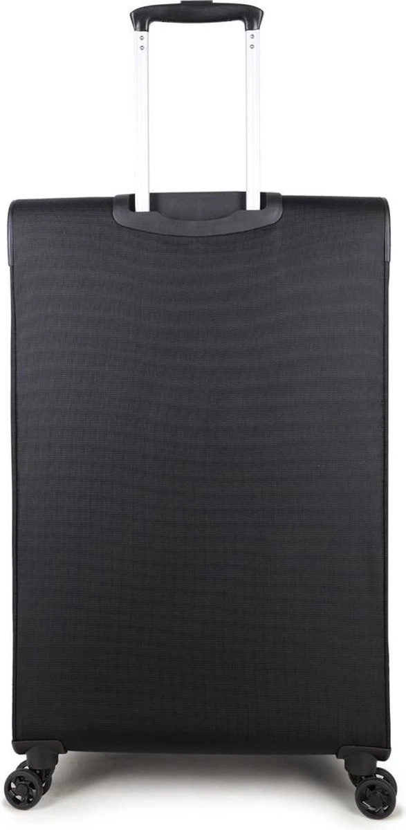 Decent D-Upright Large Koffer - 76 Cm Expandable - TSA Slot - Zwart 3 Decent D-Upright Large Koffer - 76 Cm Expandable - TSA Slot - Zwart - Afbeelding 3