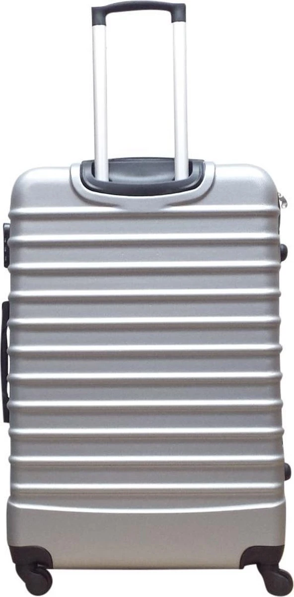 Castillo Quadrant 2 Delige ABS Kofferset (XL + S) - Zilver 2 Castillo Quadrant 2 Delige ABS Kofferset (XL + S) - Zilver - Afbeelding 2