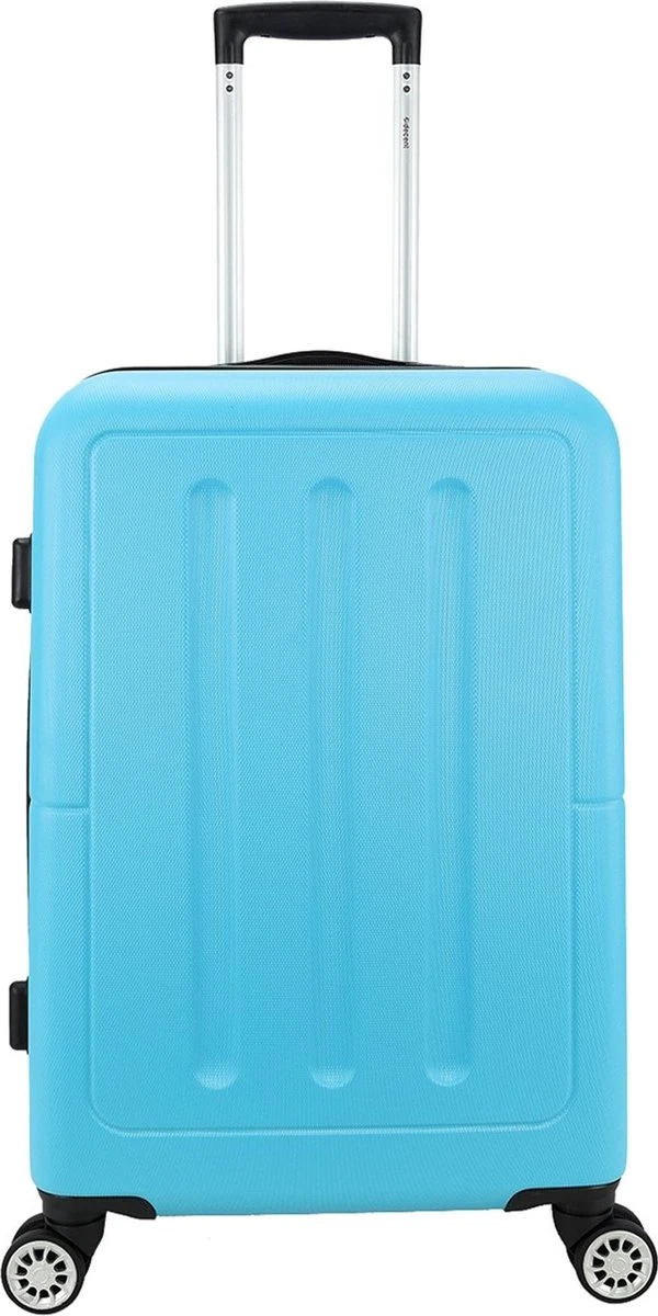 Decent Neon-Fix 2.0 Medium Koffer 66 Cm - 65 Liter - Blauw 11 Decent Neon-Fix 2.0 Medium Koffer 66 Cm - 65 Liter - Blauw - Afbeelding 11