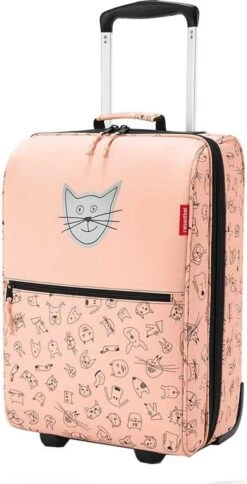 Reisenthel Trolley XS Kids Reiskoffer Kind - Maat XS - 12L - Cats&Dogs Rose Roze -Kofferland Goedkope Winkel 613x1200