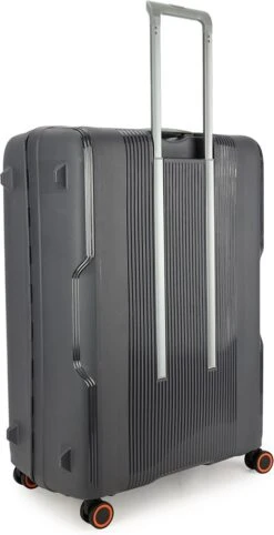 Decent Koffer / Trolley / Reiskoffer - 77 X 54.5 X 31.5 Cm - 116 Liter - Polypropyleen - Maat XL - On-Tour - Grijs -Kofferland Goedkope Winkel 615x1200