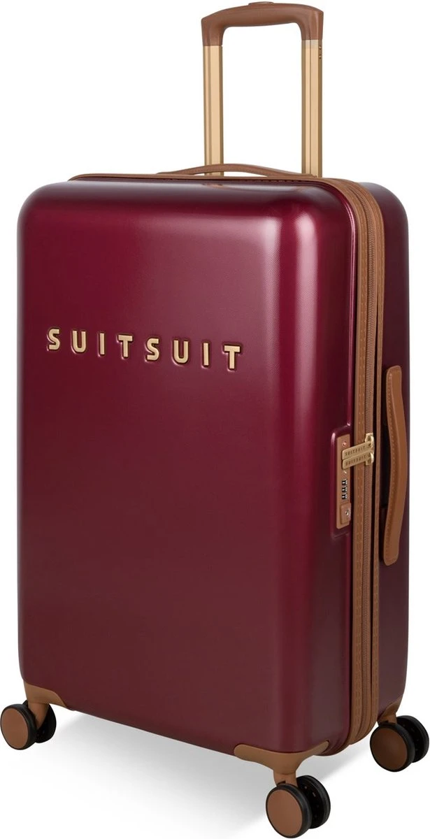 SUITSUIT - Fab Seventies Classic - Biking Red - Reiskoffer (66 Cm) 5 SUITSUIT - Fab Seventies Classic - Biking Red - Reiskoffer (66 Cm) - Afbeelding 5