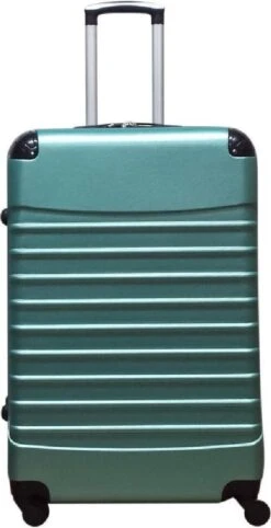 Castillo Quadrant 2 Delige ABS Kofferset (XL + S) - Lichtgroen -Kofferland Goedkope Winkel 615x1200 6