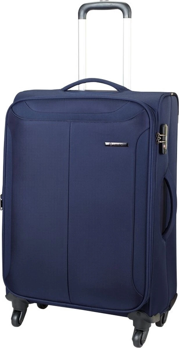 Carlton Rover Spinner Handbagage Koffer 55 Cm - Blauw 1 Carlton Rover Spinner Handbagage Koffer 55 Cm - Blauw
