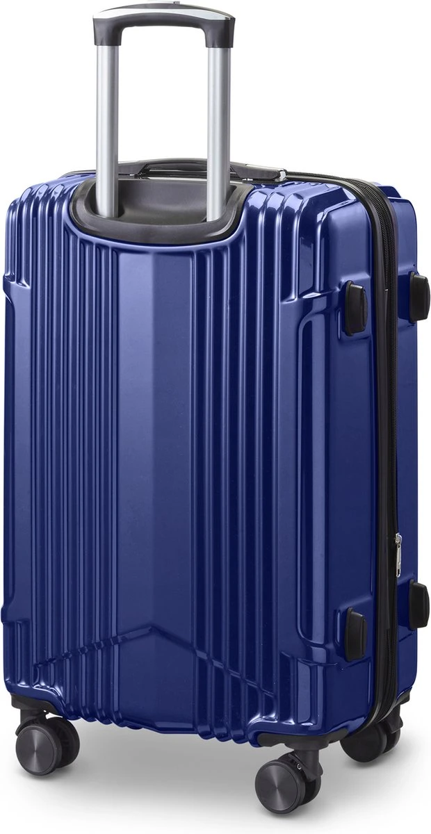 Tesla PC - Reiskoffer - 65 Cm - 4 Wielen - Blauw 2 Tesla PC - Reiskoffer - 65 Cm - 4 Wielen - Blauw - Afbeelding 2