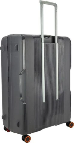 Decent Koffer / Trolley / Reiskoffer - 77 X 54.5 X 31.5 Cm - 116 Liter - Polypropyleen - Maat XL - On-Tour - Grijs -Kofferland Goedkope Winkel 622x1200