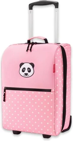 Reisenthel Trolley XS Kids Reiskoffer Kind - 12L - Panda Dots Pink Roze -Kofferland Goedkope Winkel 622x1200 5