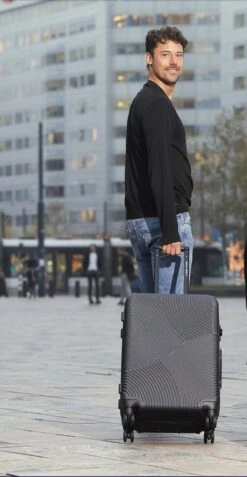 Enrico Benetti Louisville Driedelige Kofferset Hardcase - 39040 - Zwart -Kofferland Goedkope Winkel 622x1200 7