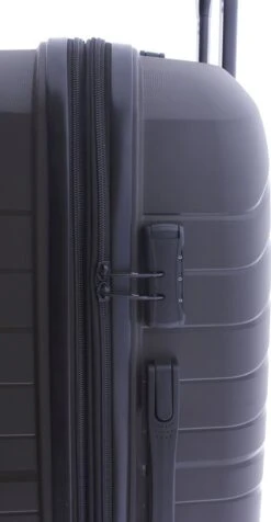 Gladiator Kick-Off Grote Koffer Expandable -76 Cm - 99/125 Liter - Eco Friendly Recyclebaar PP - Donkergrijs -Kofferland Goedkope Winkel 623x1200 3