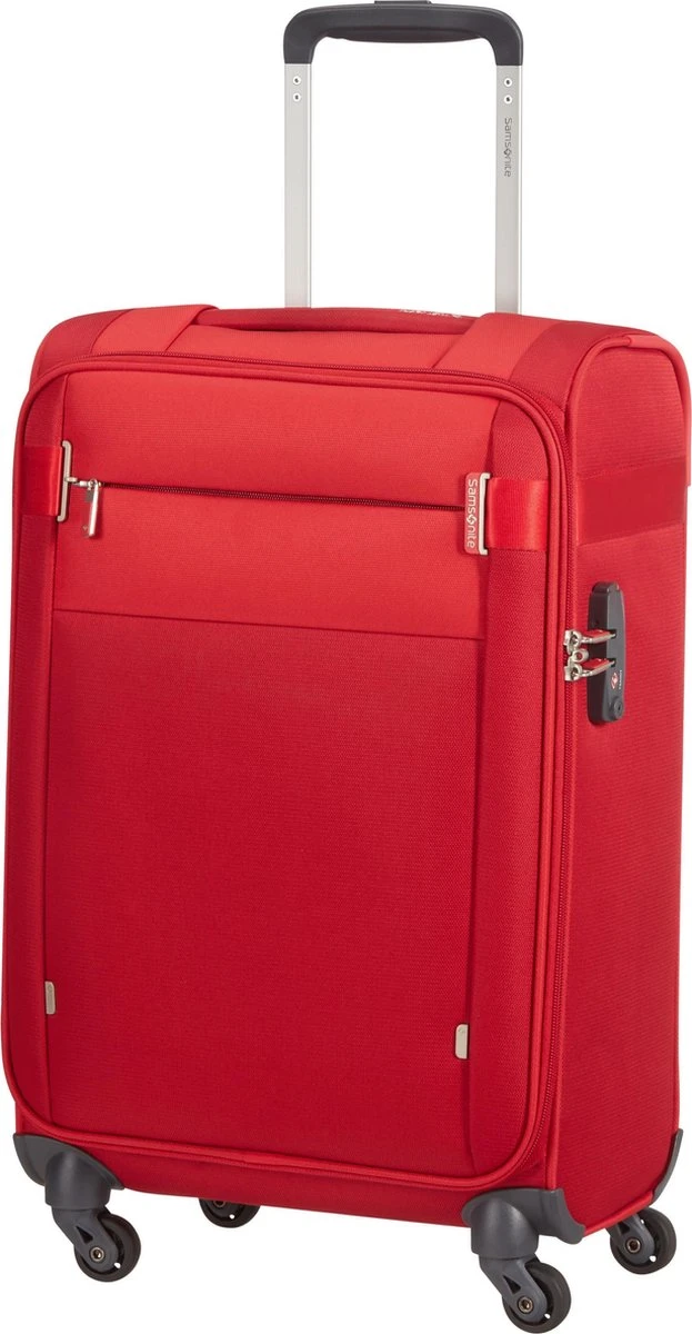 Samsonite Reiskoffer - Citybeat Spinner 55/20 Length 35Cm (Handbagage) Red 1 Samsonite Reiskoffer - Citybeat Spinner 55/20 Length 35Cm (Handbagage) Red