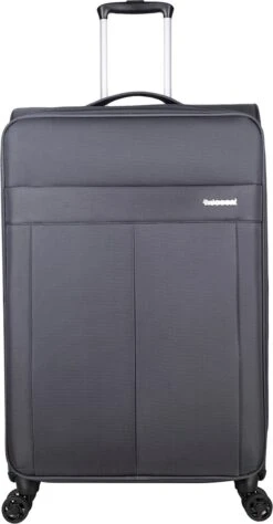 Decent D-Upright Large Koffer - 76 Cm Expandable - TSA Slot - Grijs -Kofferland Goedkope Winkel 625x1200 3