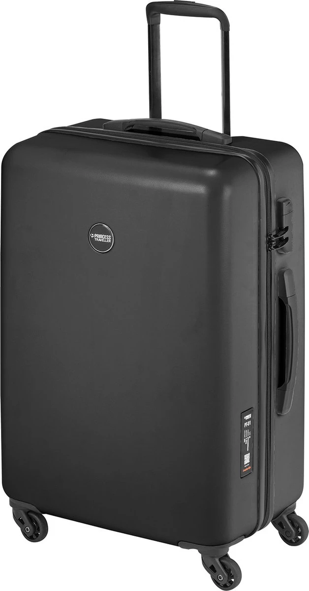 Princess Traveller PT01 - Reiskoffer - Pitch Black - M - 67cm 9 Princess Traveller PT01 - Reiskoffer - Pitch Black - M - 67cm - Afbeelding 9