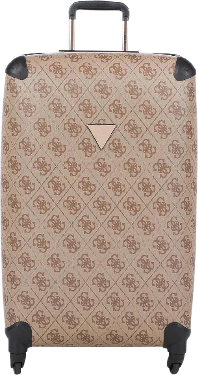 Guess Berta 28 In 4 Wheeler Dames Reiskoffer - Bruin/Beige 1 Guess Berta 28 In 4 Wheeler Dames Reiskoffer - Bruin/Beige