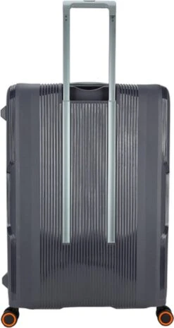 Decent Koffer / Trolley / Reiskoffer - 77 X 54.5 X 31.5 Cm - 116 Liter - Polypropyleen - Maat XL - On-Tour - Grijs -Kofferland Goedkope Winkel 638x1200