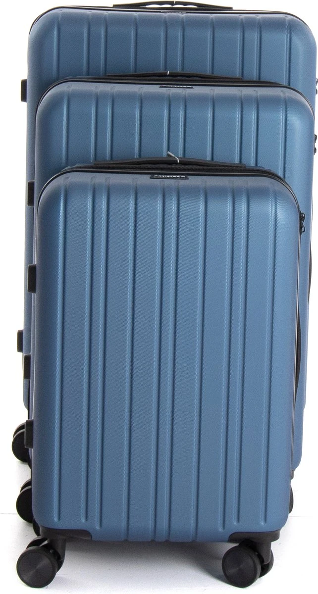AttitudeZ Azur Reiskoffer Medium Blauw 67cm - TSA-slot 7 AttitudeZ Azur Reiskoffer Medium Blauw 67cm - TSA-slot - Afbeelding 7